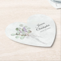Eukalyptus & Lavender Bouquet Rustikale Hochzeit