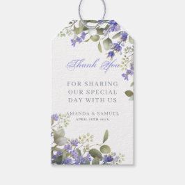Eukalyptus & Lavender Wedding Geschenkanhänger