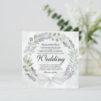 Eukalyptus & Lavender Wreath Wedding