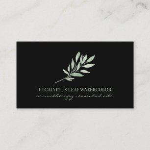 Eukalyptus-Leaf-Blume Visitenkarte
