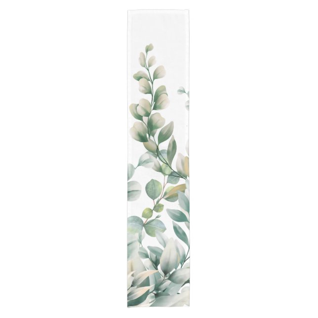 Eukalyptus-Leaf Kurzer Tischläufer (Vorderseite)