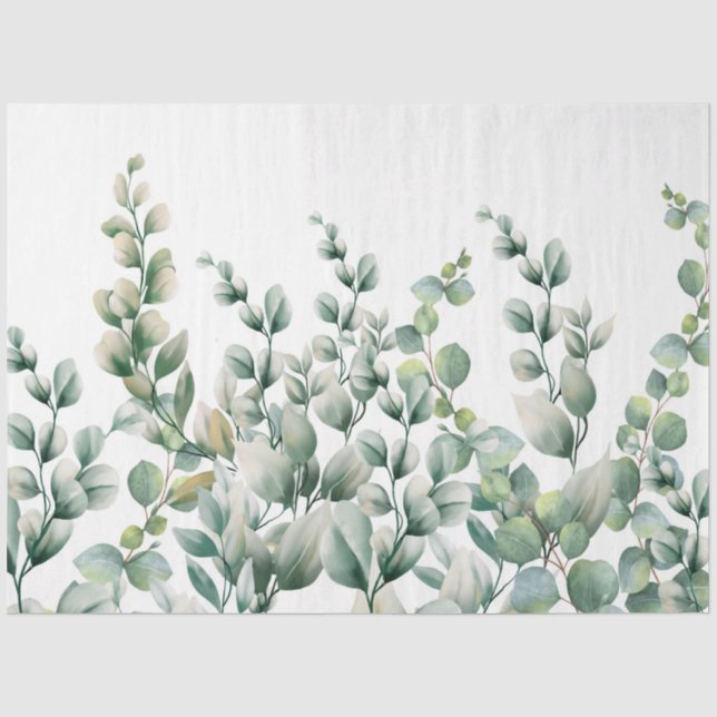 Eukalyptus-Leaf Seidenpapier (Vorderseite)