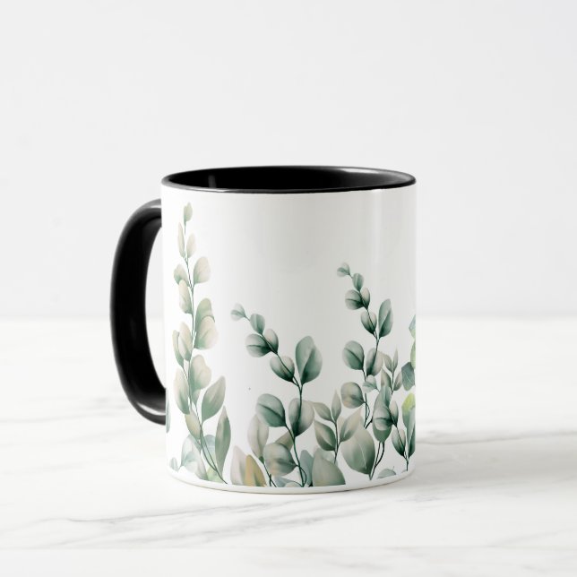 Eukalyptus-Leaf Tasse (Vorderseite Links)