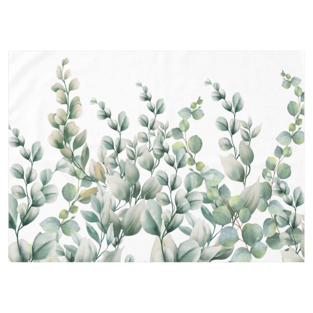 Eukalyptus-Leaf Tischdecke (Vorderseite (Horizontal))