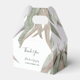 Eukalyptus Leaf Wedding Geschenkschachtel