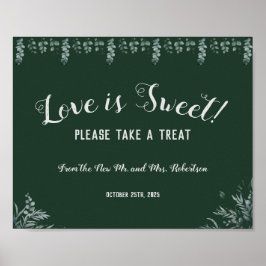 Eukalyptus-Liebe ist ein süßes Brautparty Poster