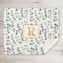 Eukalyptus-Monogramm