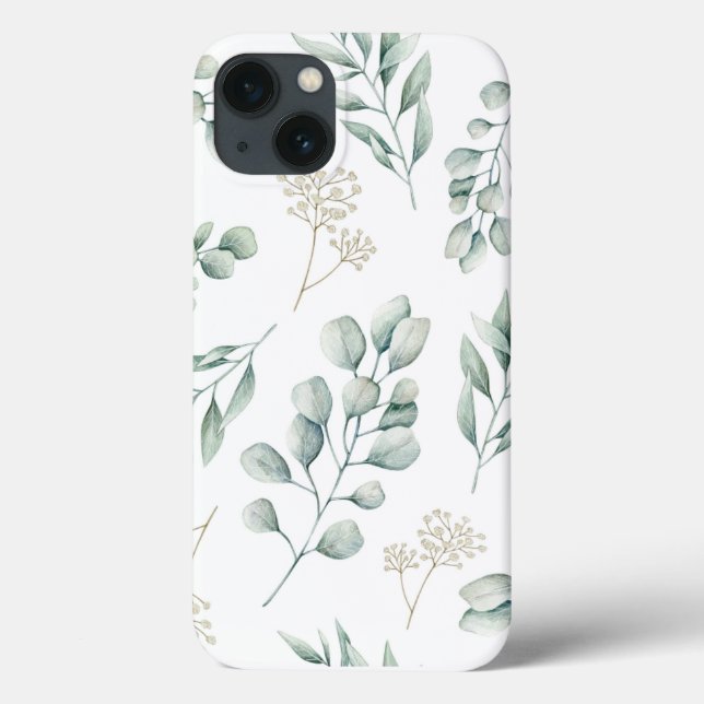 Eukalyptus-Muster iPhone-Hülle  Case-Mate iPhone Hülle (Rückseite)
