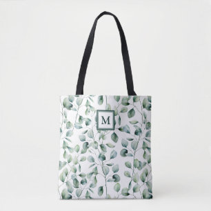 Eukalyptus-Muster Tasche