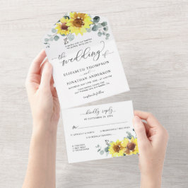 Eukalyptus Navy Blumenzwiebeln RSVP All In One Einladung