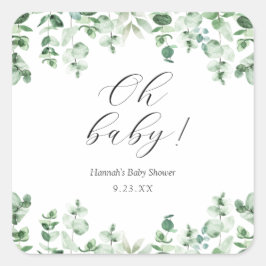 Eukalyptus Oh Baby Classic Round Sticker