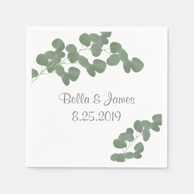Eukalyptus Paper Napkins Serviette (Vorderseite)