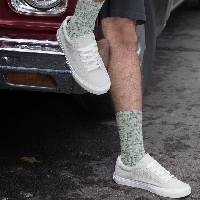 Eukalyptus Pattern Socken (Von Creator hochgeladen)