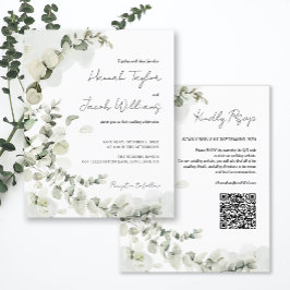 Eukalyptus QR Code Hochzeitsempfehlung