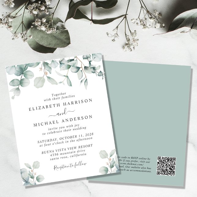 Eukalyptus QR Code Hochzeitsempfehlung (Von Creator hochgeladen)