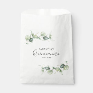 Eukalyptus Quinceanera 15. Geburtstagsparty Geschenktütchen