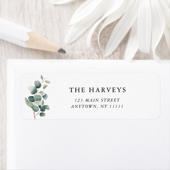 Eukalyptus-Rücksendeadresse (Insitu)