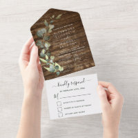Eukalyptus Rustic Country Wood Wedding