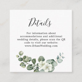 Eukalyptus Rustic Greenerity Wedding Begleitkarte