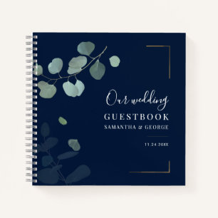 Eukalyptus Rustic Greenerity Wedding Gästebuch Notizbuch