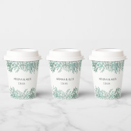 Eukalyptus Rustic Greenerity Wedding Paper Cup Pappbecher