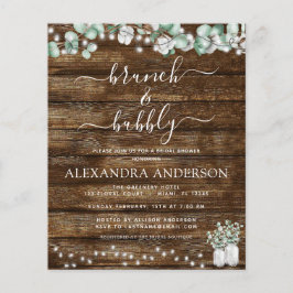 Eukalyptus Rustic Wood Brunch & Bubbly