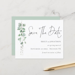 Eukalyptus-Script-QR-Code Save the Date