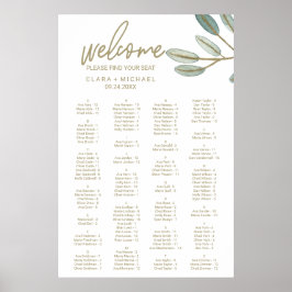 Eukalyptus-Seetabelle mit Goldmedaille Poster