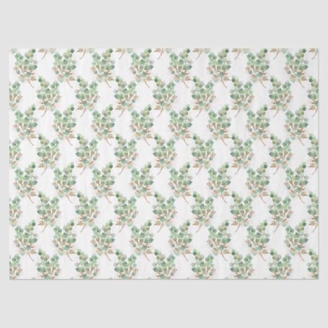 Eukalyptus-Serie, 7-Blatt Seidenpapier (Vorderseite)