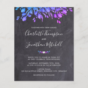 Eukalyptus Slate Botanische Hochzeit Einladung
