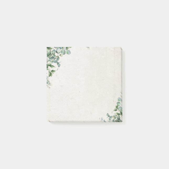 Eukalyptus stellt post-it klebezettel (Vorderseite)