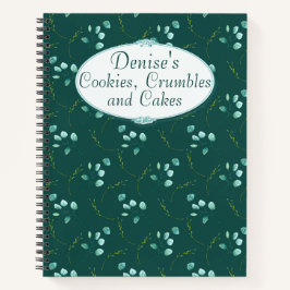 Eukalyptus Stems Rezept-Notebook Notizbuch