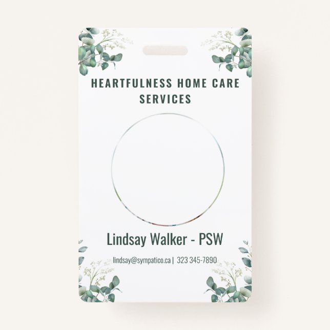 Eukalyptus Style Ausweis (Vorderseite)