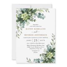 Eukalyptus Succulent Elegant Boho Greenerity Weddi