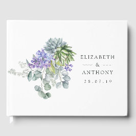Eukalyptus succulents Wedding Gästebuch
