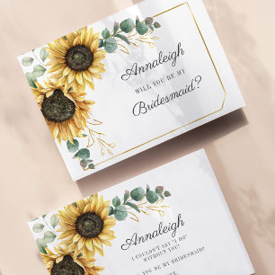 Eukalyptus Sunflower ist meine Bridesmaid