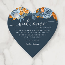 Eukalyptus Terracotta Blauer Rost Begrüßung Geschenkanhänger