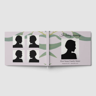 Eukalyptus-Trauer-Gästebuch Gästebuch