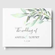 Eukalyptus Watercolor-Blätter