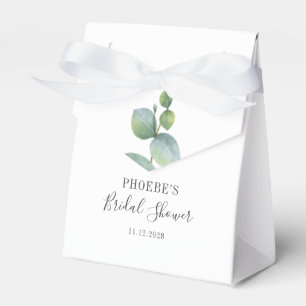 Eukalyptus Watercolor Botanisches Brautparty Geschenkschachtel