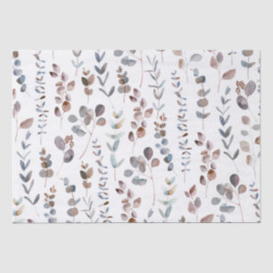Eukalyptus Watercolor   Seidenpapier
