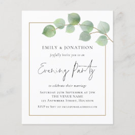 Eukalyptus Wedding Abend Party laden