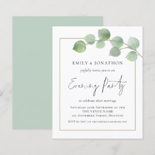 Eukalyptus Wedding Abend Party laden
