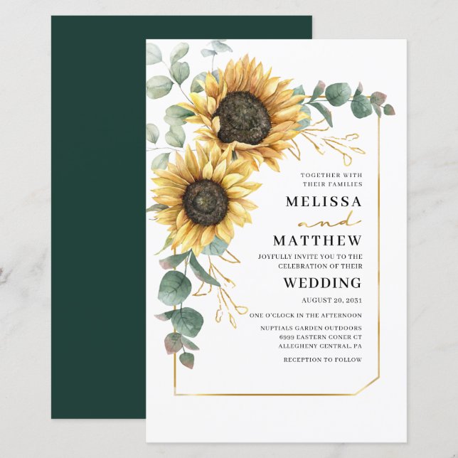 Eukalyptus Wedding Botanical Invasion (Vorne/Hinten)