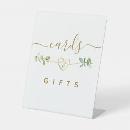 Eukalyptus Wedding Cards and Gifts Pedestzeichen Sockelschild