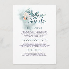 Eukalyptus Wedding Details Gast Begleitkarte