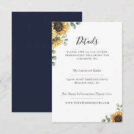 Eukalyptus Wedding Details zur rustikalen Sonnenbl Einladung