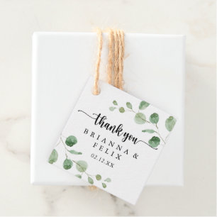 Eukalyptus Wedding Geschenkanhänger