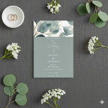Eukalyptus Wedding Invitation Einladung<br><div class="desc">Diese wunderschön gestaltete Einladung bietet delikate Aquarellfarben Eukalyptus-Blätter, die Ihren Tag mit einer Touch von Naturschönheiten bereichern. Die sanften Farben und die künstlerischen Details schaffen eine ruhige und einladende Atmosphäre, perfekt für eine romantische Hochzeitsfeier. Mit anpassbarem Text und hochwertigem Druck sorgt diese Einladung dafür, dass jedes Detail nach Ihrem Geschmack...</div>