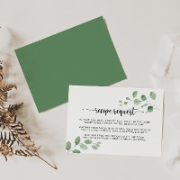 Eukalyptus Wedding Recipe Anfrage